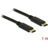 DeLock USB 2.0 Kabel Type-C zu Type-C 1m 3A