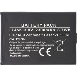 AccuCell Akku passend für Asus Zenfone 2 Laser ZE500KL, Li-Ion, 3,8V, 2300mAh, 8,7Wh