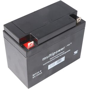 Multipower MP20-6 Akku PB Blei, 6 Volt mit 20Ah, 2000mAh