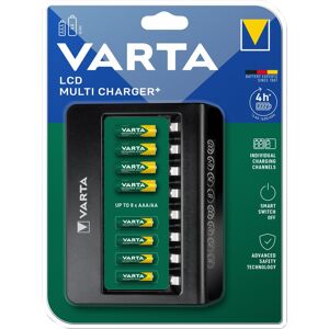 Varta Akku NiMH, Universal Ladegerät, LCD Multi Charger+ ohne Akkus, für AA/AAA, USB