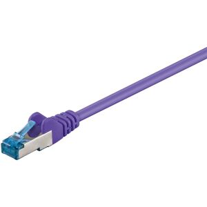 Goobay CAT 6A Patchkabel, S/FTP (PiMF), Violett