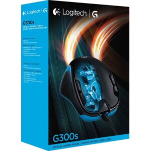 Logitech Gaming Maus G300S, USB, schwarz Optisch, 2500 dpi, 9 Tasten, Retail