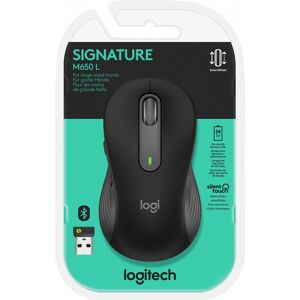 Logitech Maus M650 L, Signature, Wireless, Bolt, Bluetooth, grafit Optisch, 400-4000dpi, 5 Tasten, Right, Large, Retail