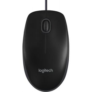 Logitech Maus B100, USB, schwarz Optisch, 800 dpi, 3 Tasten, Business