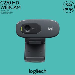 Logitech Webcam C270, HD 720p, schwarz 1280x720, 30 FPS, USB, Retail