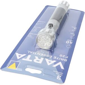 Varta LED Taschenlampe Brite Essential F20 40lm, exkl. 2x Batterie Baby C, Retail Blister