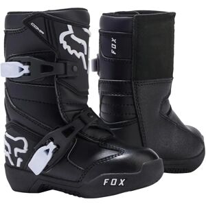 Fox Junior Motocross-Stiefel Kids Comp Schwarz 31