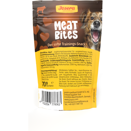 Josera Meat Hearts Beef 8x70g