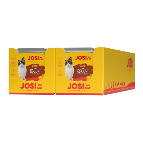 JosiCat Paté with beef 32x100 g