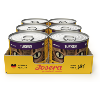 JOSERA Cat Truthahn Nassfutter - Getreidefrei, Omega-3, Harn-pH JOSERA Cat Truthahn Nassfutter - Getreidefrei, Omega-3, Harn-pH