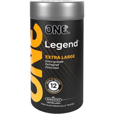 ONE Legend XL Kondome - Extra Groß, Naturlatex, Umweltfreundliche Verpackung ONE Legend XL Kondome - Extra Groß, Naturlatex, Umweltfreundliche Verpackung
