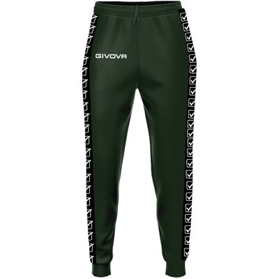 Jogginghose mit Strickband Givova Grün XL Jogginghose mit Strickband Givova Grün XL