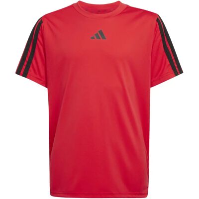 ADIDAS Kinder Shirt Train Essentials 3-Streifen Kids - unisex - PURRUB/BLACK - 152 ADIDAS Kinder Shirt Train Essentials 3-Streifen Kids - unisex - PURRUB/BLACK - 152