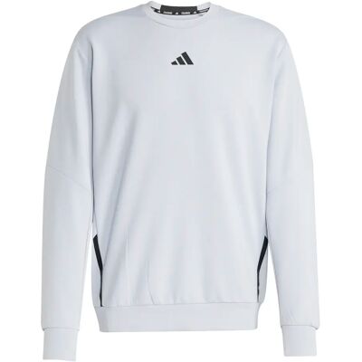 Sweatshirt mit Rundhalsausschnitt adidas D4T Gris L Sweatshirt mit Rundhalsausschnitt adidas D4T Gris L