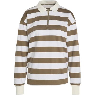 Polo-Shirt, langarm, Damen adidas Essentials Contemporary Beige L Polo-Shirt, langarm, Damen adidas Essentials Contemporary Beige L