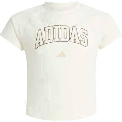 Mädchen-Trikot adidas Collegiate Typography Blanc 9/10 ans Mädchen-Trikot adidas Collegiate Typography Blanc 9/10 ans