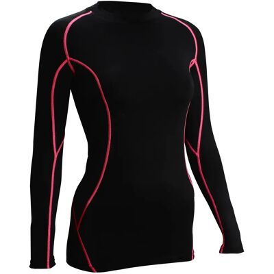 Langarm Compression Shirt Damen Avento Noir 36 Langarm Compression Shirt Damen Avento Noir 36