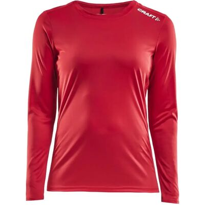 Craft, Damen, Sportshirt, RUSH LS TEE DAMEN (XL), Rot, XL - T-Shirt Craft, Damen, Sportshirt, RUSH LS TEE DAMEN (XL), Rot, XL - T-Shirt