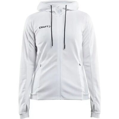 Craft Evolve Kapuzenpullover Weiß - Ganzjähriges Training Damen Craft Evolve Kapuzenpullover Weiß - Ganzjähriges Training Damen