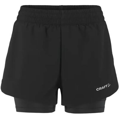 Craft Adv Essence 2-in-1 Shorts - Schwarz - Damen Craft Adv Essence 2-in-1 Shorts - Schwarz - Damen
