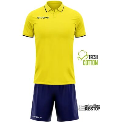 GIVOVA Unisex-Multifarbiges Jugend-Fußballset - Sportbekleidung GIVOVA Unisex-Multifarbiges Jugend-Fußballset - Sportbekleidung