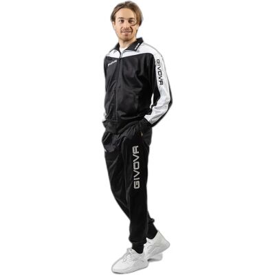 GIVOVA 4XL Schwarz Trainingsanzug - Tracksuit GIVOVA 4XL Schwarz Trainingsanzug - Tracksuit