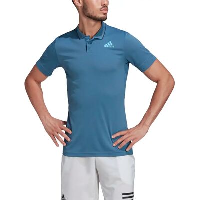 Polo-Shirt adidas Tennis Freelift Bleu S Polo-Shirt adidas Tennis Freelift Bleu S