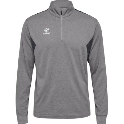 Halbzipper-Trainingsjacke Hummel Authentic Gris 2XL Halbzipper-Trainingsjacke Hummel Authentic Gris 2XL