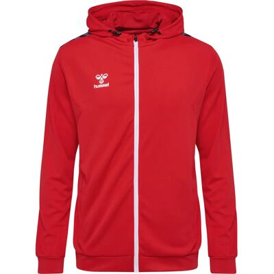 Sweatjacke mit Kapuze und Reißverschluss aus Polyester Hummel Authentic Rouge M Sweatjacke mit Kapuze und Reißverschluss aus Polyester Hummel Authentic Rouge M