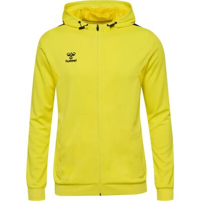 Sweatjacke mit Kapuze und Reißverschluss aus Polyester Hummel Authentic Jaune L Sweatjacke mit Kapuze und Reißverschluss aus Polyester Hummel Authentic Jaune L