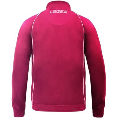 Sportliche Trainingsjacke mit Reißverschluss Legea Florida Rouge 2XS Sportliche Trainingsjacke mit Reißverschluss Legea Florida Rouge 2XS