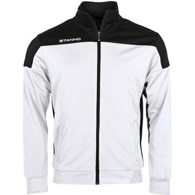 Sweatjacke mit Reißverschluss Stanno Pride Weiß L Sweatjacke mit Reißverschluss Stanno Pride Weiß L