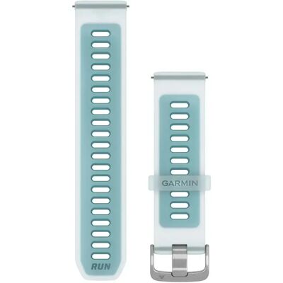 Uhrenarmband mit silberner Schnalle Garmin Quick Release Bleu 22 mm Uhrenarmband mit silberner Schnalle Garmin Quick Release Bleu 22 mm