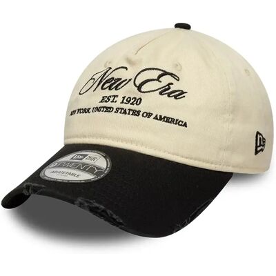 Baseball Kappe New Era 9Twenty Wash Distress Beige TU Baseball Kappe New Era 9Twenty Wash Distress Beige TU