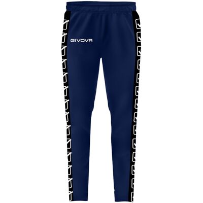 Jogginghose mit Streifen Givova College Blau 4XL Jogginghose mit Streifen Givova College Blau 4XL