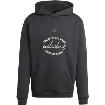 Hoodie adidas Brand Love Fleece Noir L Hoodie adidas Brand Love Fleece Noir L