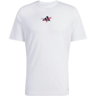 T-Shirt adidas M TNS 3B G Blanc XS T-Shirt adidas M TNS 3B G Blanc XS