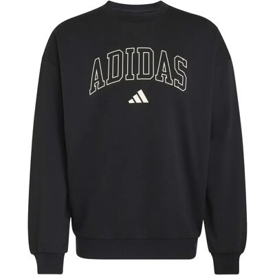 Sweatshirt aus French Terry adidas Seasonal Essentials Collegiate Noir M Sweatshirt aus French Terry adidas Seasonal Essentials Collegiate Noir M