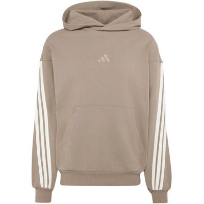 Kapuzensweatshirt adidas 3-Stripes Beige L Kapuzensweatshirt adidas 3-Stripes Beige L