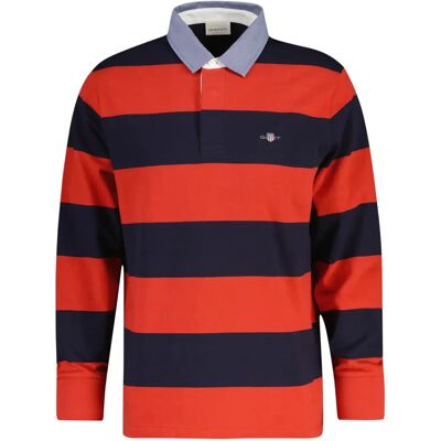 Langärmeliges Polo-Shirt Gant Classic Heavy Rugger Marron 3XL Langärmeliges Polo-Shirt Gant Classic Heavy Rugger Marron 3XL