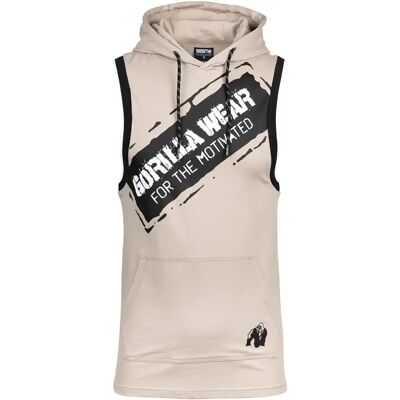 Kapuzen-Top Gorilla Wear Loretto Beige 2XL Kapuzen-Top Gorilla Wear Loretto Beige 2XL