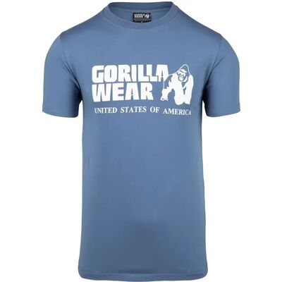 T-Shirt Gorilla Wear Classic Bleu XL T-Shirt Gorilla Wear Classic Bleu XL