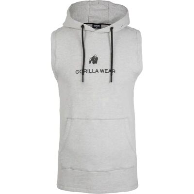 Ärmelloser Hoodie Gorilla Wear Lincoln Gris 2XL Ärmelloser Hoodie Gorilla Wear Lincoln Gris 2XL