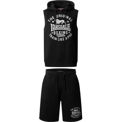 Hoodie und Shorts Set Lonsdale Shotley Noir L Hoodie und Shorts Set Lonsdale Shotley Noir L