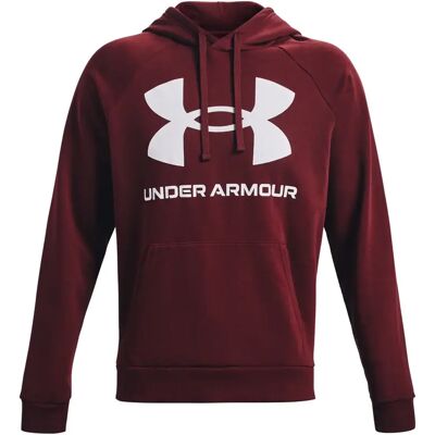 Kapuzensweatshirt mit großem Logo Under Armour Rival Rouge S Kapuzensweatshirt mit großem Logo Under Armour Rival Rouge S