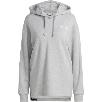 Sweatshirt Frau adidas Terrex Logo Gris XL Sweatshirt Frau adidas Terrex Logo Gris XL