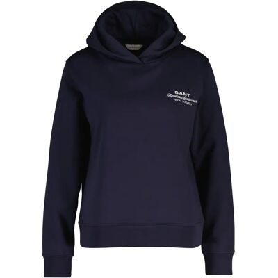 Damen Hoodie Regular Gant Graphic Bleu S Damen Hoodie Regular Gant Graphic Bleu S