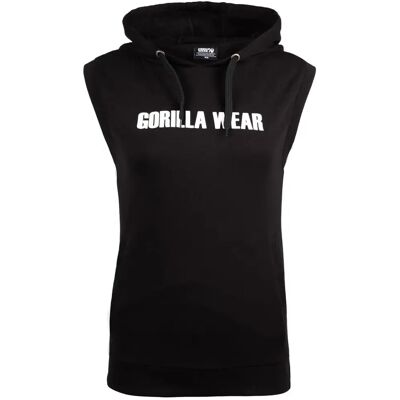 Ärmelloser Hoodie, Damen Gorilla Wear Virginia Noir S Ärmelloser Hoodie, Damen Gorilla Wear Virginia Noir S