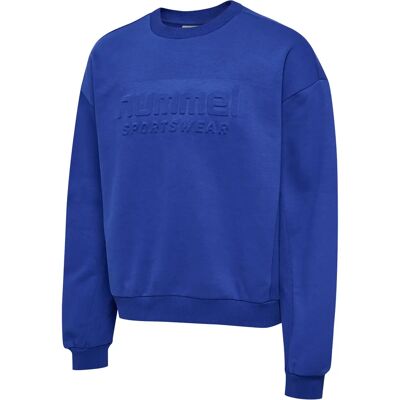 Pullover Hummel Boxy Logo Bleu 2XL Pullover Hummel Boxy Logo Bleu 2XL