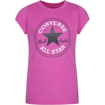 T-Shirt Converse CNVG Timeless Chuck Patch Rose 6 ans T-Shirt Converse CNVG Timeless Chuck Patch Rose 6 ans